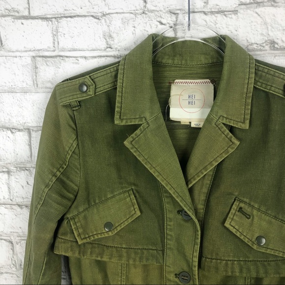 SOLD 💛 ANTHROPOLOGIE Hei Hei Ruffle Anorak Jacket - Picture 3 of 8